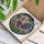 Majestic Rooster Stained Glass Floral Farmhouse Home Decor Gift for Farm Lover Stained Glass Suncatcher - 3