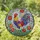 Majestic Rooster Stained Glass Floral Farmhouse Home Decor Gift for Farm Lover Stained Glass Suncatcher - 1
