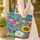 Dachshund Sunflower Folk Art Patchwork Floral Wreath Everyday Carry Gift for Dog Lovers Quilted Tote Bag - 4