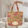 Botanical Peony Hydrangea Mushroom Paisley Floral Wreath - Everyday Carry Gift Quilted Tote Bag - 5