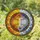 Tiffany Glass Golden Silver Dragons Yin Yang Circle Frame - Fantasy Home Decor Gift Stained Glass Suncatcher - 1