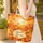 Autumn Maple Oak Leaf Wreath Forest - Everyday Carry Gift Quilted Tote Bag - 4