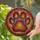 Tiffany Stained Glass Heart Paw Print - Home Decor Gift for Pet Lover Stained Glass Suncatcher - 2