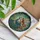 Fairy Woman Peacock Floral Leafy - Home Decor Gift for Bird Lover Stained Glass Suncatcher - 3