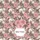 Ornate Cosmos Flowers Botanical Leaf Wreath - Everyday Carry Gift for Her Quilted Tote Bag - 7