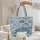 Ornate Sea Turtle Botanical Peony Wreath Calligraphy - Everyday Carry Lifestyle Gift Quilted Tote Bag - 5