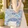 Ornate Sea Turtle Botanical Peony Wreath Calligraphy - Everyday Carry Lifestyle Gift Quilted Tote Bag - 4