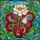 Coiled Red Snake Multi-Petaled Lotus Flower Lush Green Leaves - Wildlife Lover Gift Stained Glass Suncatcher - 5