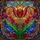 Upward Facing Tulip Flower Stained Glass Mosaic Edge-to-Edge Home Decor Gift for Plant Lover Stained Glass Suncatcher - 5