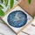 Wolf Crescent Moon Dreamcatcher Floral Starry Sky - Home Decor Gift for Wolf Lover Stained Glass Suncatcher - 3