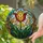 Blossoming Stained Glass Tulip Flower with Green Leaves Jewel Tones - Home Decor Gift for Garden Lover Stained Glass Suncatcher - 2