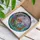 Mushroom Garden Crescent Moon Dreamcatcher Home Decor Gift for Nature Lovers Stained Glass Suncatcher - 3