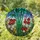 Bamboo Red White Daisy Flowers Green Leaves Home Decor Gift Stained Glass Suncatcher - 1