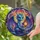 Blue Dragon Fire Orb Nebula Stars - Home Decor Gift for Fantasy Lover Stained Glass Suncatcher - 2