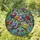 Six Birds Tree Branch Green Leaves Red Berries Stained Glass - Home Decor Gift for Bird Lover Stained Glass Suncatcher - 1