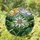 Edelweiss Star Flower Mountain Peaks Golden Sun - Nature Lover Home Decor Gift Stained Glass Suncatcher - 1