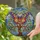 Majestic Butterfly Tree Crown Glass Leaves Celestial Sky Mosaic - Home Decor Gift Stained Glass Suncatcher - 2