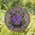Lush Violets Lavender Sprigs Floral Bouquet - Home Decor Gift for Garden Lover Florist Stained Glass Suncatcher - 1