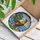 Majestic Rooster Chicks Serene Seascape - Farmhouse Home Decor Animal Lover Gift Stained Glass Suncatcher - 3
