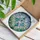Overlapping Geometric Stained Glass Shapes Sunlit Sky Foliage Home Decor Gift Stained Glass Suncatcher - 3