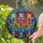 Tree of Life Hearts Gemstone Leaves Beaded Prisms Refracted Light - Chakra Balance Stained Glass Suncatcher - 2
