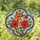 Hibiscus Flowers Quatrefoil Border - Home Decor Gift for Nature Lover Stained Glass Suncatcher - 1