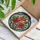 Hibiscus Flowers Quatrefoil Border - Home Decor Gift for Nature Lover Stained Glass Suncatcher - 3