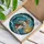 Jesus Christ Walking Water Turbulent Ocean Seascape Radiant Sun - Home Decor Gift Stained Glass Suncatcher - 3