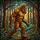 Majestic Hairy Bigfoot Striding Mystical Forest Landscape Home Decor Gift Stained Glass Suncatcher - 5