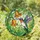 Hummingbird Bell Flowers Foliage - Garden Home Decor Gift for Wildlife Lover Stained Glass Suncatcher - 1