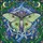Pale Green Luna Moth Eyespot Tiffany Glass Nocturnal Garden Home Decor Gift Stained Glass Suncatcher - 5