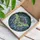 Pale Green Luna Moth Eyespot Tiffany Glass Nocturnal Garden Home Decor Gift Stained Glass Suncatcher - 3