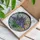 Stained Glass Lavender Bouquet Flower Mosaic - Home Decor Gift for Gardeners Stained Glass Suncatcher - 3