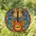 Acoustic Guitar Feathered Wings Orange Roses - Music Lover Home Decor Gift Stained Glass Suncatcher - 1