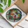 Colorful Lovebirds on Branch with Flowers Leaves Heart - Couples Home Decor Gift Stained Glass Suncatcher - 3
