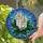 Pillar Candles Holly Berries Stained Glass Mosaic - Christmas Decor Gift Stained Glass Suncatcher - 2