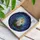 Holly Berry Advent Wreath Glowing Pillar Candles Celestial - Christmas Home Decor Gift Stained Glass Suncatcher - 3