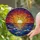 Setting Sun Golden Rays Turbulent Ocean Cloud Formations - Home Decor Gift Stained Glass Suncatcher - 2