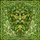 Green Man Face Celtic Knotwork Foliage Beard - Nature Home Decor Gift Stained Glass Suncatcher - 5