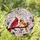Cardinals Cherry Blossom Pine Branch Red Berries Home Decor Gift Bird Lover Stained Glass Suncatcher - 1