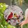 Cardinals Cherry Blossom Pine Branch Red Berries Home Decor Gift Bird Lover Stained Glass Suncatcher - 2
