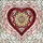 Tiffany Glass Ornate Heart Floral Mandala Jewel Beads Cloud Petal Designs - Home Decor Gift Stained Glass Suncatcher - 5