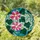 Tiffany Stained Glass Pink Blossoms Leaves Organic Mosaic - Nature Home Decor Gift Stained Glass Suncatcher - 1