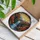 Waterfall Cascading Autumn Forest Mountains Sunrise - Home Decor Gift Stained Glass Suncatcher - 3