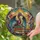 Majestic Dragon Antique Books Golden Teacup - Fantasy Home Decor Gift for Dragon Lover Stained Glass Suncatcher - 2