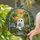 Stained Glass Ghost Watering Potted Plants Greenhouse Vines - Garden Lover Gift Stained Glass Suncatcher - 2