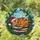 Sleeping Tabby Cat Santa Hat Holly Berries - Christmas Gift for Cat Lover & Home Decor Stained Glass Suncatcher - 1