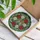 Christmas Bells Poinsettia Berries Floral Mosaic - Holiday Home Decor Gift Stained Glass Suncatcher - 3