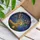 Golden Stag Christmas Ornaments Celestial Stars - Holiday Decor Gift for Stag Lovers Stained Glass Suncatcher - 3