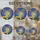 Golden Stag Christmas Ornaments Celestial Stars - Holiday Decor Gift for Stag Lovers Stained Glass Suncatcher - 4